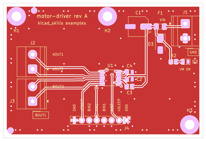 motor driver front copper, gated