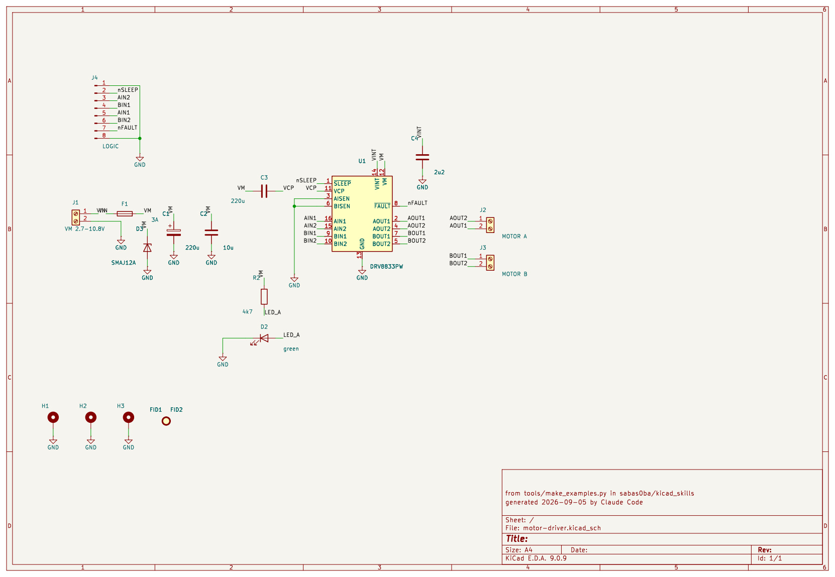 schematic, as generated