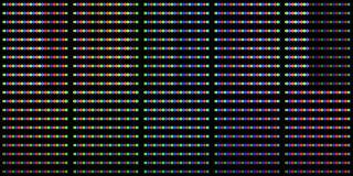LED 大画面のパネル継ぎ目と輝度差